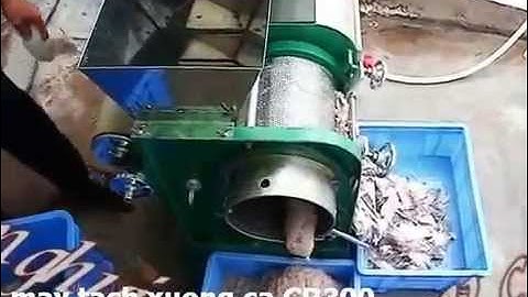 máy tách xương cá cơm, máy tách xương cá mối