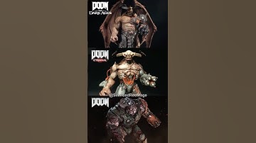 Doom The Dark Ages vs. Eternal vs. Doom - Monsters Comparison #doom #doomdarkages