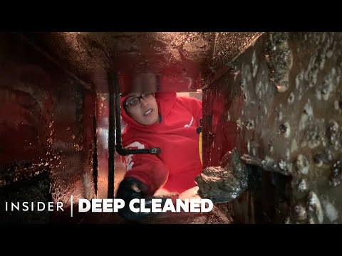 How Thick Layers Of Restaurant Grease Are Cleaned | Deep Cleaned | Insider