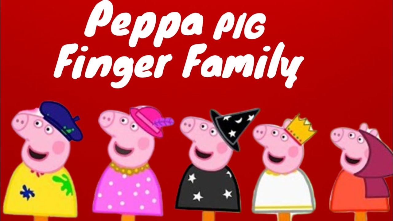 Peppa Pig and the Finger Family 🐷 Peppa Pig Official Channel Family Kids  Cartoons 