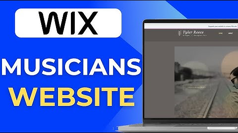 How To Set Up A Wix Website For Musicians