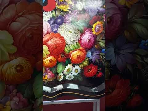 Самый большой поднос в истории промысла и страны. Царь-поднос из Жостово #shorts