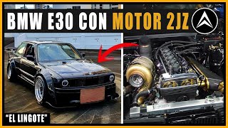 BMW E30 with a 2JZ engine  EL LINGOTE (the most Radical E30 in Panama and all of Latin America)