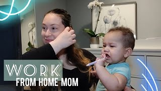 Becoming a work from home mom | vlog