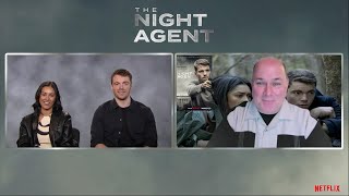 Gabriel Basso & Luciane Buchanan Interview - The Night Agent (Netflix)