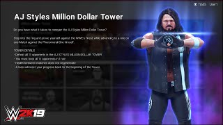 WWE 2K19: Win $1,000,000 In New Tower Mode
