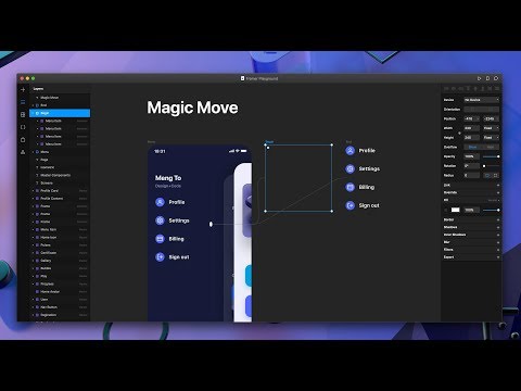 How to use Magic Move in Framer