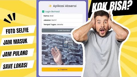 Bikin Absensi Otomatis di Google Sheets! Gak Perlu Bayar Aplikasi Lagi!