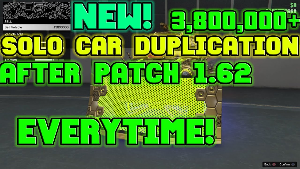 *WORKING* SOLO CAR DUPLICATION GLITCH GTA 5 ONLINE PS4/XBOX ONE WORKING