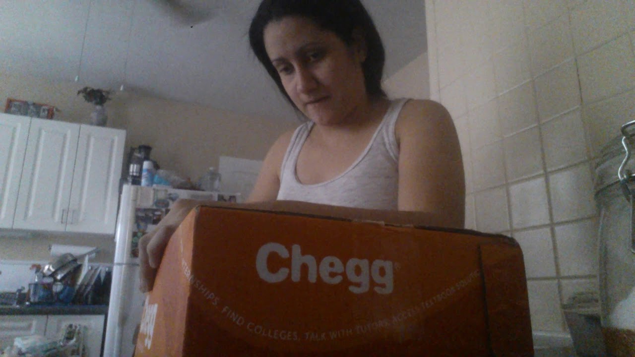 Chegg Textbook Rental Unboxing