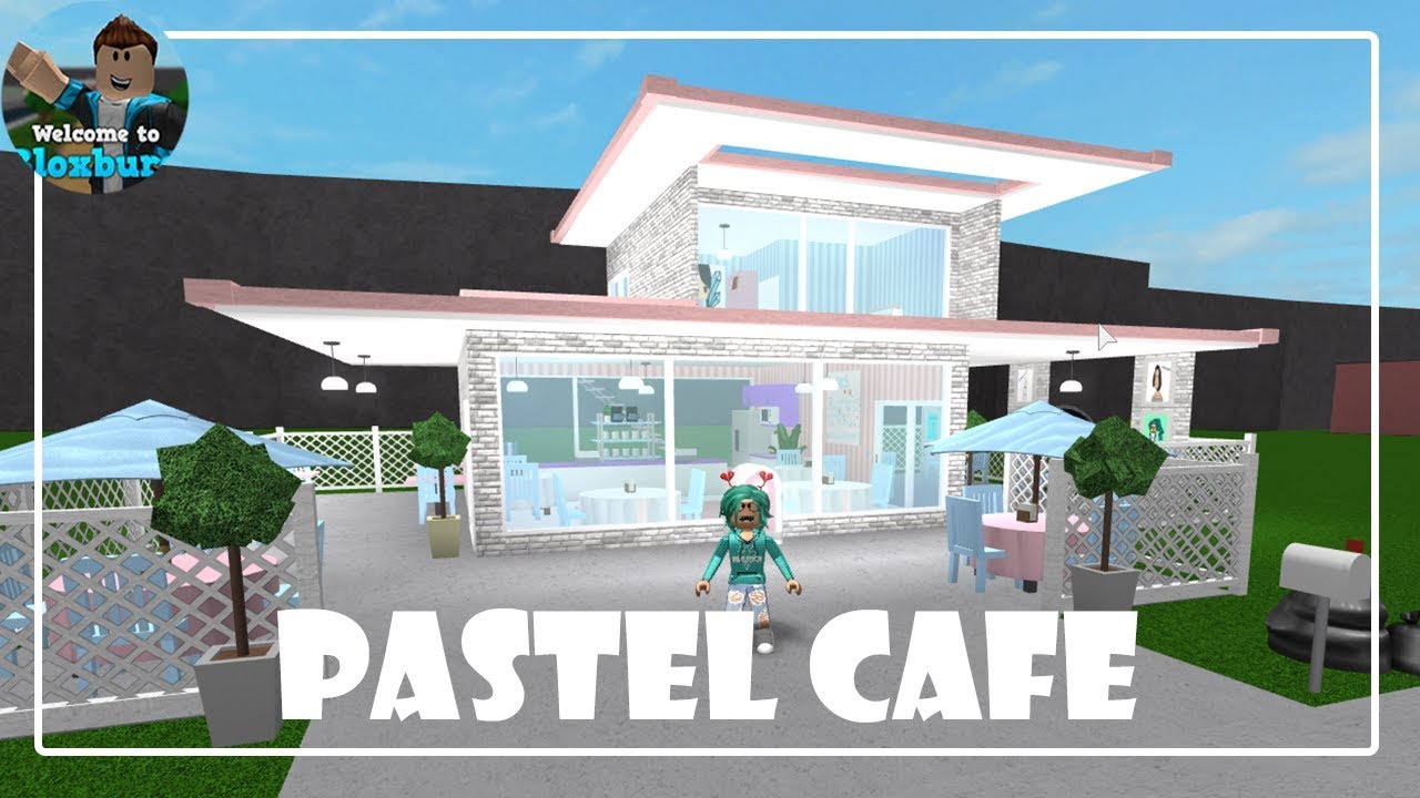 Roblox Pastel Cafe Bloxburg Youtube - kawaii cafe coffee roblox