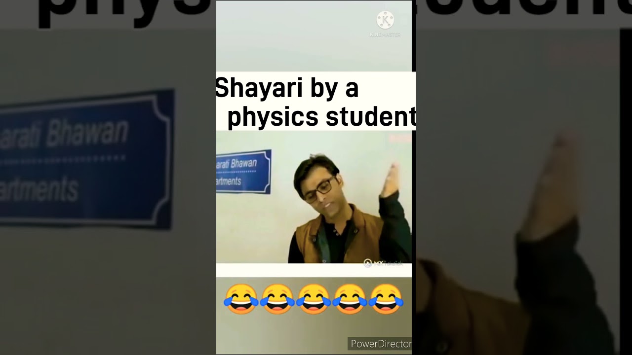 Shayari by the physics student😂😂 