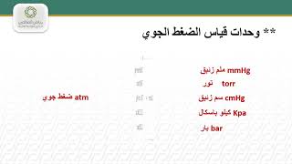 وحدات قياس الضغط الجوي