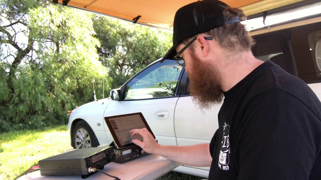 F Call Amateur radio F-call portable in VK5 - YouTube