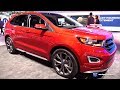 2018 ford edge sport  exterior and interior walkaround  2017 la auto show