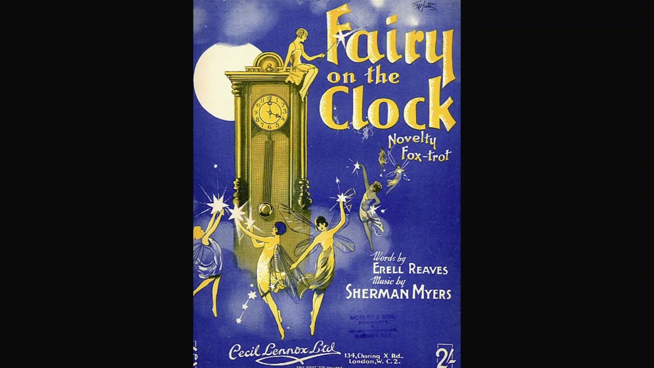FAIRY ON THE CLOCK novelty foxtrot (Sherman Myers) 1929 METROSTYLE L40115