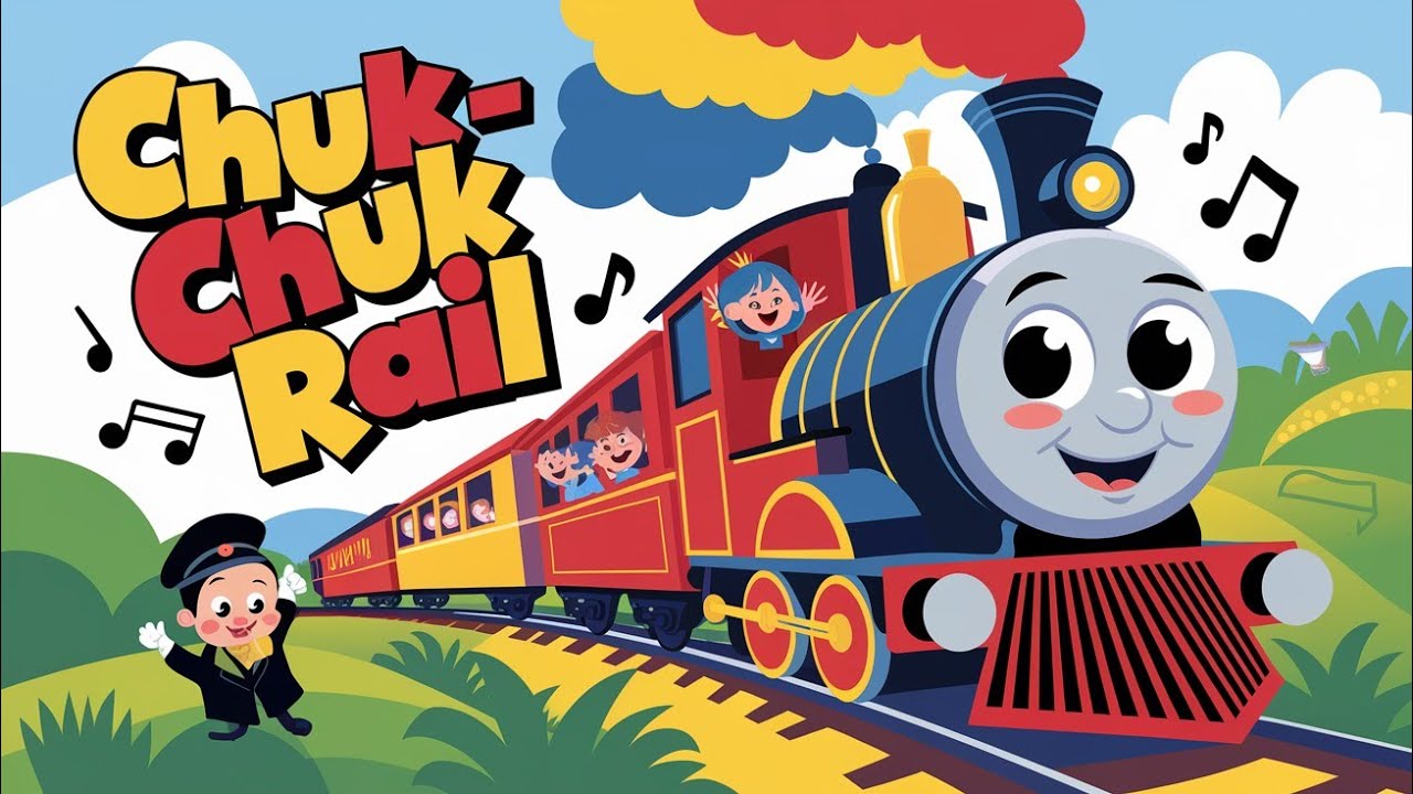 Chuk-Chuk Train ! Kids Nursery Rhymes@Giggle Toons-q7h - YouTube