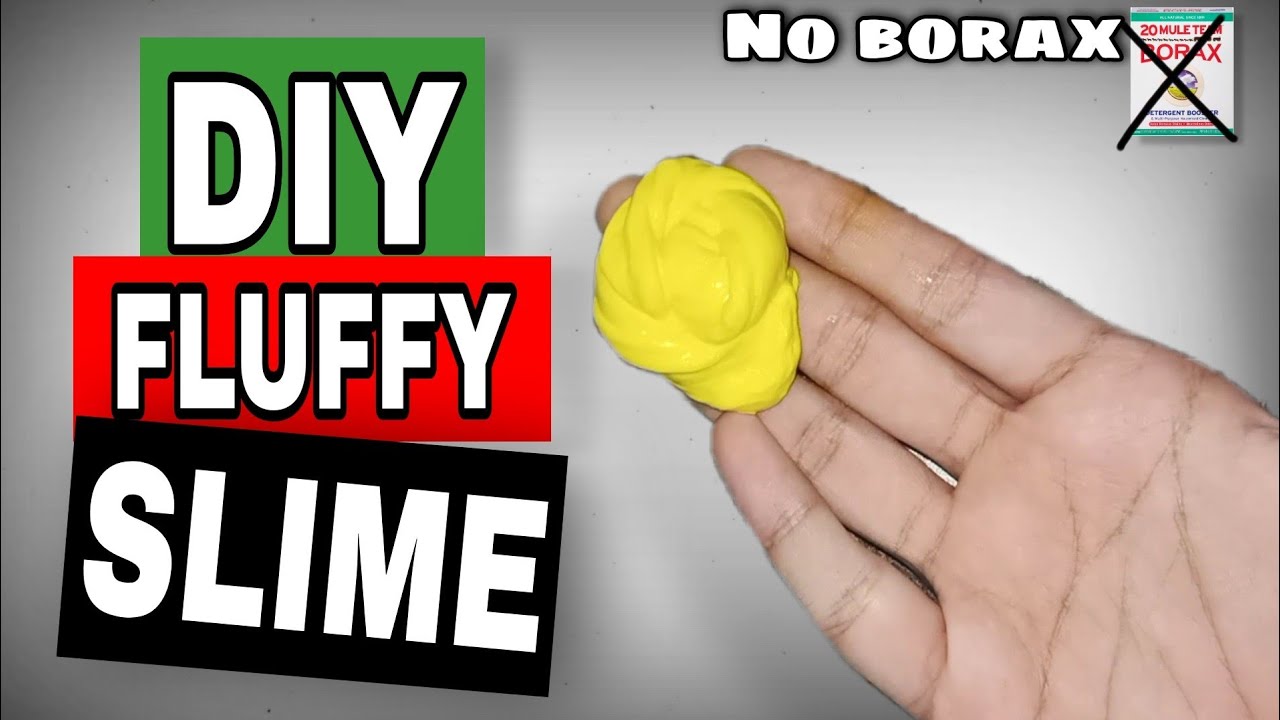 MAKING FLUFFY SLIME💦NO SHAVING FOAM NO BORAX