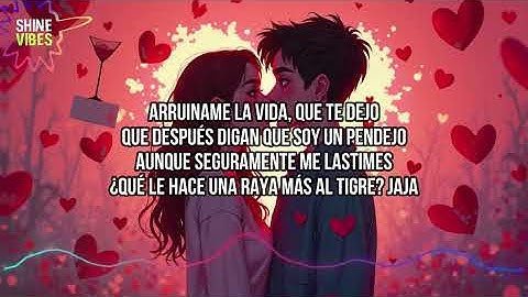 Luck Ra, Kenia OS - ARRUINAME LA VIDA (Letra/Lyrics)