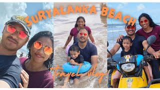 summer vacation at suryalanka beach⛱️#viral #trending #vacation