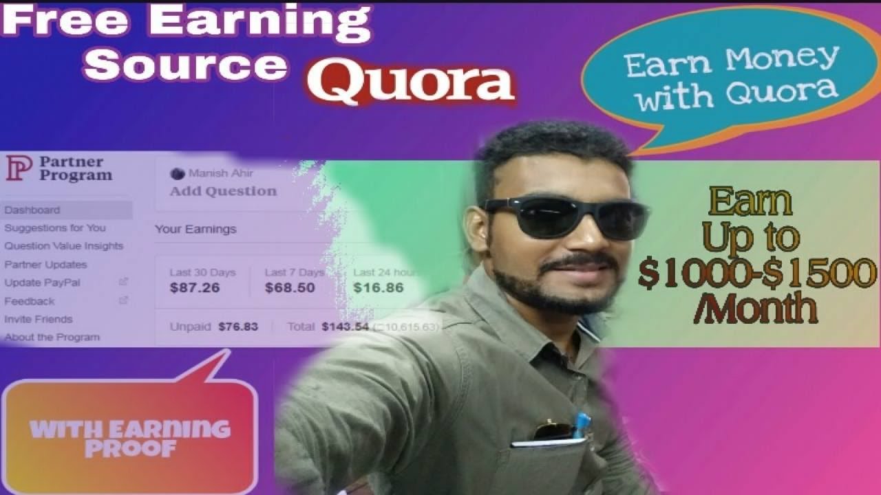 How to Earn Money Online from Quora?/How to get invitation to join Quora Partner Program?/Live demo