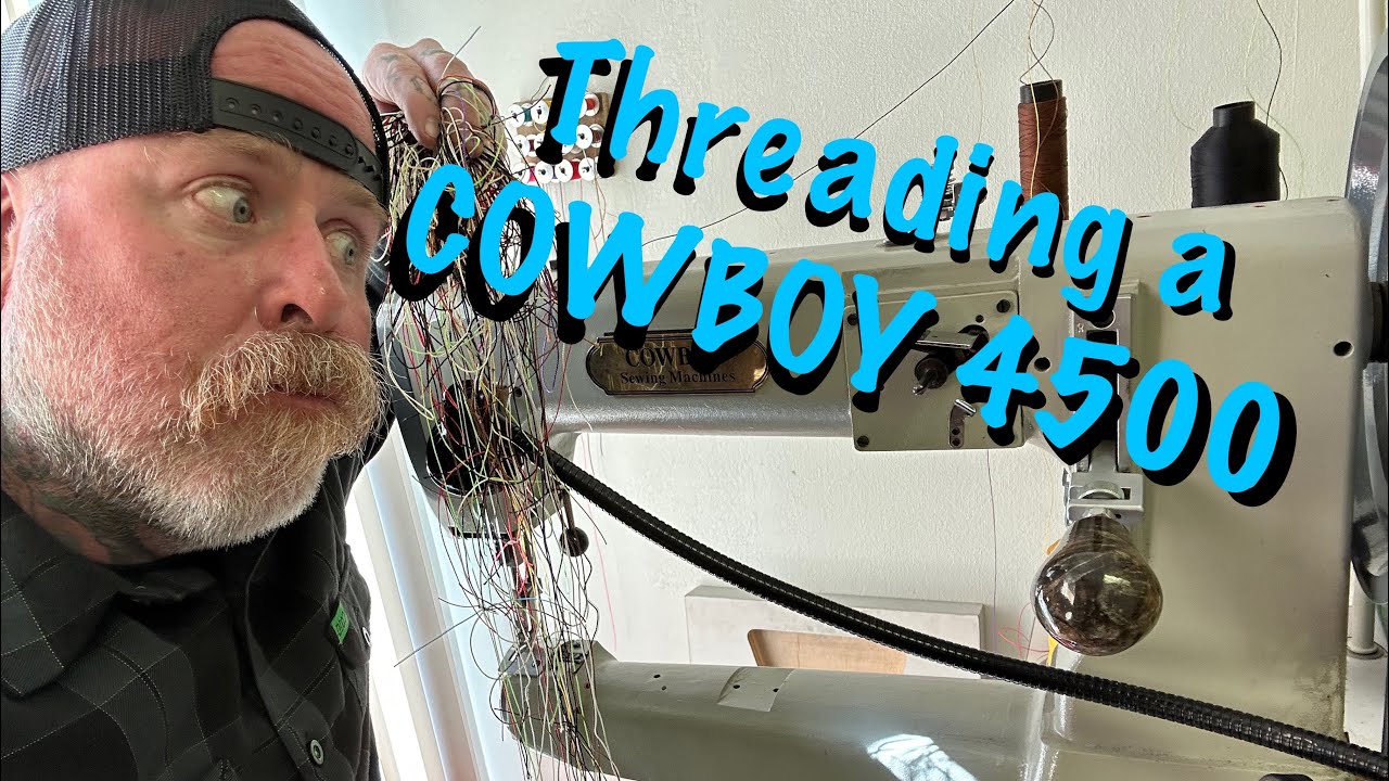 Ever wonder how to Thread a Cowboy 4500 sewing machine