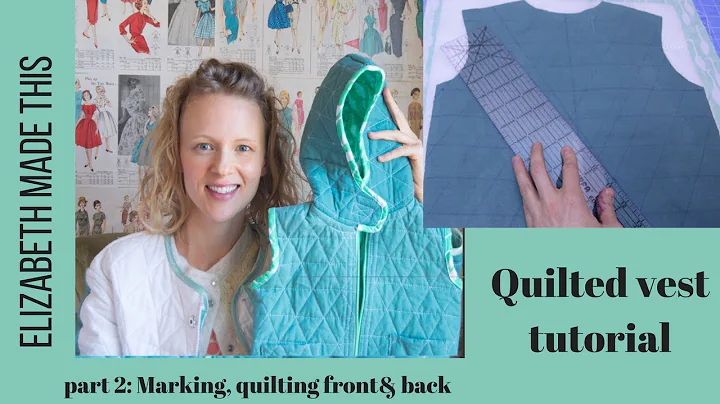 Quilted vest tutorial part 2: marking front and ba...