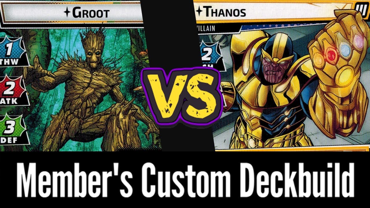 GROOT vs THANOS (Expert) Marvel Champions Playthrough | Ready for a Fight