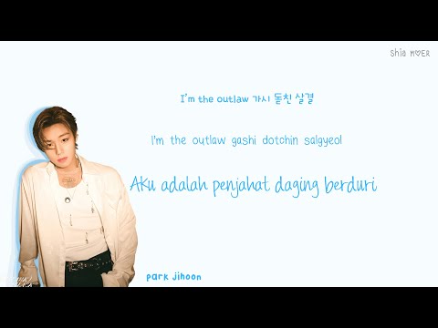 PARK JIHOON 박지훈 Blank Effect 무표정 Han Rom Ina Color Coded Lyrics Lirik Terjemahan Indonesia 