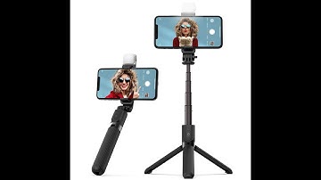 ARTOFUL Phone Tripod Stand with Bluetooth Remote & Fill Light