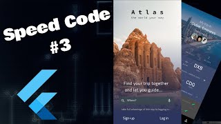 Atlas App Flutter UI - Speed Code screenshot 1