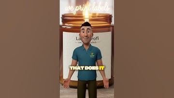 Custom Candle Labels - Labelprofi #shorts