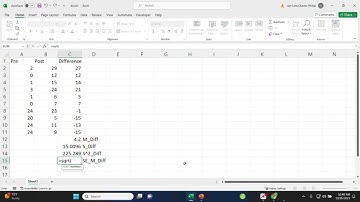 Related samples t test and Difference Scores
