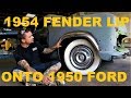 Puddin&#39;s Fab Shop. Adding 1952-54 Ford fender flares to a 1950 Ford coupe!