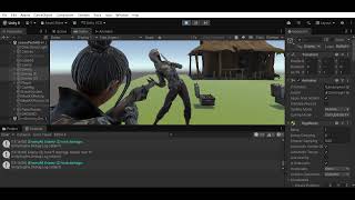 SurvivalHorrorProTPS-FPSTemplate(UNITY6 Demo Character"Read console logs to see how the system works