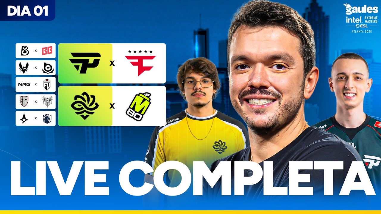 DIA 1 - IEM ATLANTA 2026 - !socio - Siga @Gaules nas redes sociais! @agonbyaocbr
