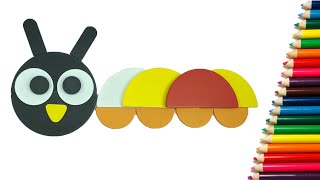 Màu sắc học tập Hình dạng kích thước | Worm Puzzle cho trẻ nhỏ với đồ chơi bằng gỗ screenshot 4