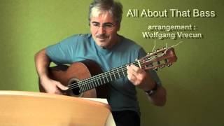 All about that bass - guitar solo cover