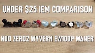 Under $25 USD In Ear Monitor Comparison - Feat Ziigaat , 7hz , Kinera , Simgot and Tangzu