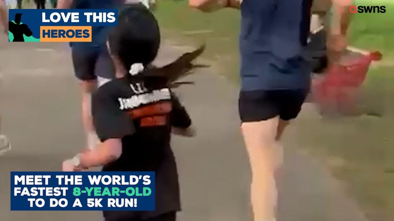 Schoolgirl becomes fastest eight-year-old girl to run a 5k in the world | LOVE THIS!