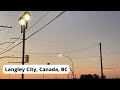 Walking in langley city vancouver canada bc asmr