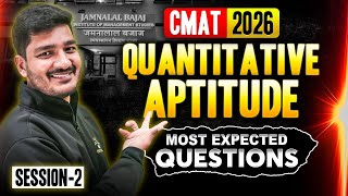 CMAT 2026 | QA - Most Expected Questions | Session 02 | Mohit Sir MBA Pathshala #cmat2026