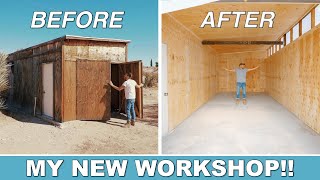 DIY Shed to Workshop Conversion | Ep. 1 Modern Builds