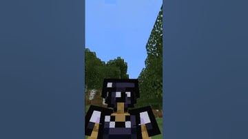 How to craft new obsidian armor in minecraft. #shorts
