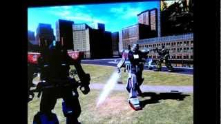 Ps3 game Gundam Battle Operation day 53 Robots NOT in Disguise [HD]