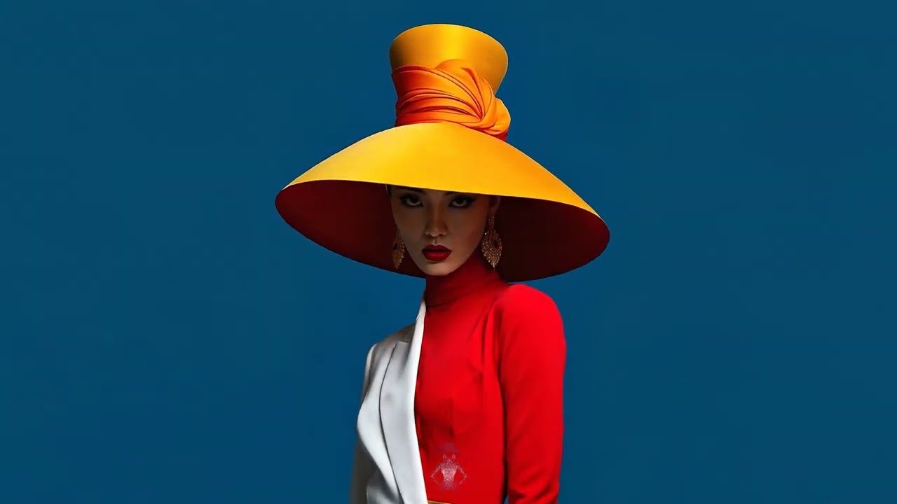 Stylish fashion glamour model poses for photoshoot | Modern outfit ideas | High fashion AI posing