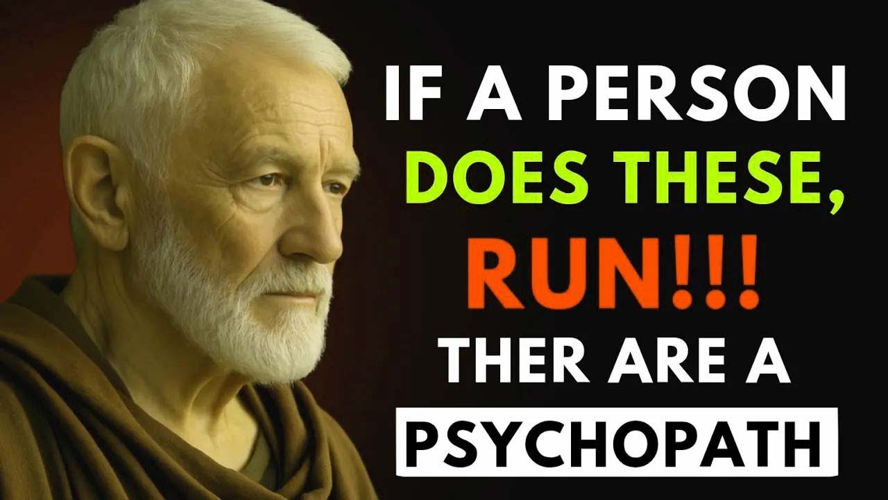 5 Chilling Signs You're Dealing With a Psychopath  RUN    Stoic Philosophy