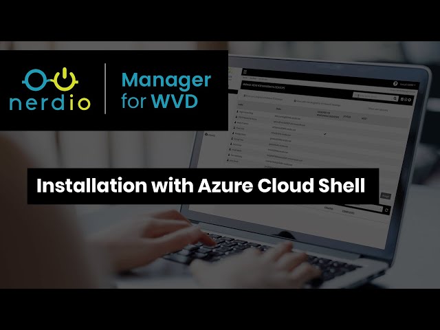 Installation with Azure Cloud Shell - Nerdio Manager for Enterprise (AVD Demo of the Day)