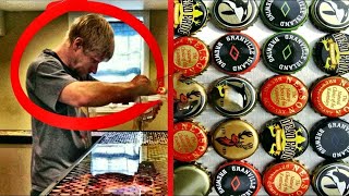 Husband Asks his Wife to Collect Bottle Caps for 5 years. After 5 years he begins the Project