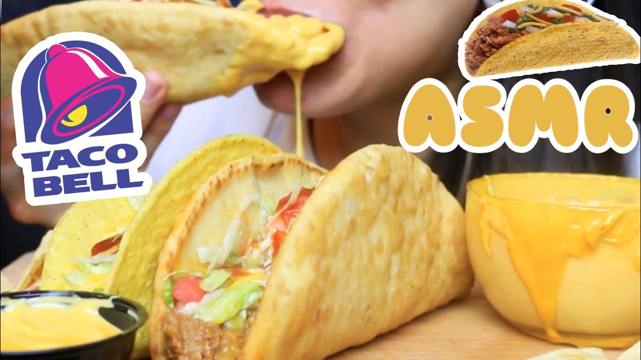 ASMR TACO BELL DOUBLE CHULUPA , CRUNCHY TACO & CHEESE EATING SOUNDS 먹는 먹방 MUKBANG | TWILIGHT